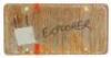 Lot #423 - JURASSIC PARK (1993) - Tour Vehicle 04 License Plate - 4