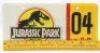 Lot #423 - JURASSIC PARK (1993) - Tour Vehicle 04 License Plate - 6