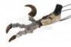Lot #424 - JURASSIC PARK (1993) - Cable-Controlled Velociraptor Puppet Feet With Claws - 2
