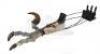 Lot #424 - JURASSIC PARK (1993) - Cable-Controlled Velociraptor Puppet Feet With Claws - 15