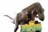 Lot #426 - JURASSIC PARK (1993) - Phil Tippett Collection: Tyrannosaurus Rex Stop-Motion Puppet and Jeep Model Miniature Display - 6