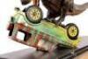 Lot #426 - JURASSIC PARK (1993) - Phil Tippett Collection: Tyrannosaurus Rex Stop-Motion Puppet and Jeep Model Miniature Display - 9