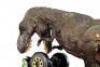 Lot #426 - JURASSIC PARK (1993) - Phil Tippett Collection: Tyrannosaurus Rex Stop-Motion Puppet and Jeep Model Miniature Display - 11