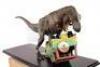 Lot #426 - JURASSIC PARK (1993) - Phil Tippett Collection: Tyrannosaurus Rex Stop-Motion Puppet and Jeep Model Miniature Display - 12