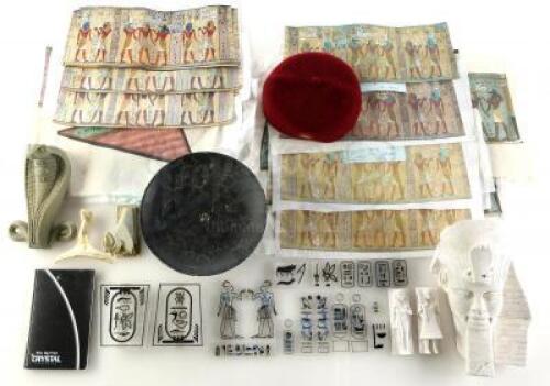 Lot #493 - THE MUMMY (1999) - Miniature Set Pieces and Crew Ephemera