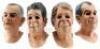 Lot #528 - POINT BREAK (1991) - Set of Four Reference Copy Bank Robbery Presidents Masks