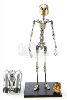 Lot #560 - ROCKETEER, THE (1991) - Stop-Motion Rocketeer Puppet Armature and Related Production Ephemera