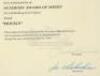 Lot #568 - ROCKY (1976) - Academy Award Nomination Certificate Plaque - 5