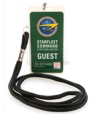Lot #633 - STAR TREK: ENTERPRISE (T.V. SERIES 2001-2005) - Starfleet Command Fleet Ops Center Guest Badge