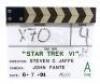 Lot #649 - STAR TREK VI: THE UNDISCOVERED COUNTRY (1991) - Second Unit Clapperboard