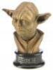 Lot #665 - STAR WARS: REVENGE OF THE SITH (2005) - Industrial Light & Magic (ILM) Chewbacca and Yoda Statue Crew Gifts - 3