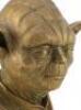 Lot #665 - STAR WARS: REVENGE OF THE SITH (2005) - Industrial Light & Magic (ILM) Chewbacca and Yoda Statue Crew Gifts - 5