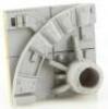 Lot #677 - STAR WARS TRILOGY (1977-1983) - 6" x 6" Death Star Surface Model Miniature Piece - 2