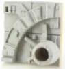 Lot #677 - STAR WARS TRILOGY (1977-1983) - 6" x 6" Death Star Surface Model Miniature Piece - 3
