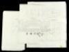 Lot #681 - STAR WARS: A NEW HOPE (1977) - Pirate Ship (Millennium Falcon) Concept Design Print