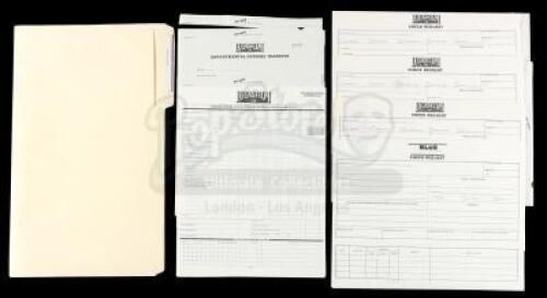 Lot #683 - STAR WARS TRILOGY (1977-1983) - Set of Lucasfilm Production Paperwork