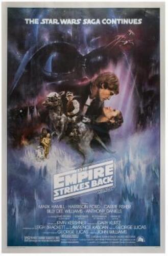 Lot #694 - STAR WARS: THE EMPIRE STRIKES BACK (1980) - Style A "Gone with the Wind" One-Sheet Poster