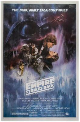 Lot #694 - STAR WARS: THE EMPIRE STRIKES BACK (1980) - Style A "Gone with the Wind" One-Sheet Poster