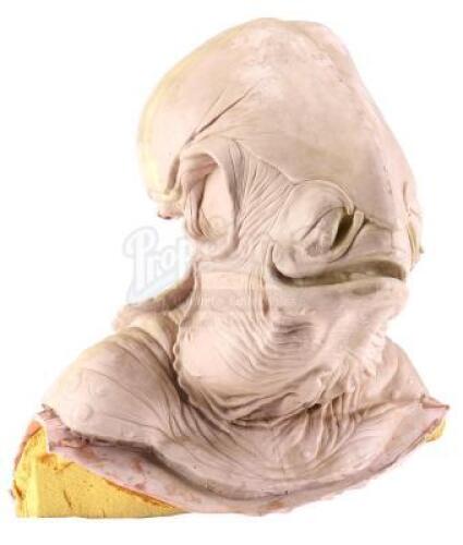 Lot #727 - STAR WARS: RETURN OF THE JEDI (1983) - Phil Tippett Collection: Admiral Ackbar (Tim Rose) Silicone Head Casting from Original Molds