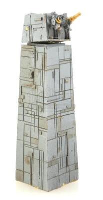 Lot #731 - STAR WARS: RETURN OF THE JEDI (1983) - Small-Scale Death Star II Tower and Turret Model