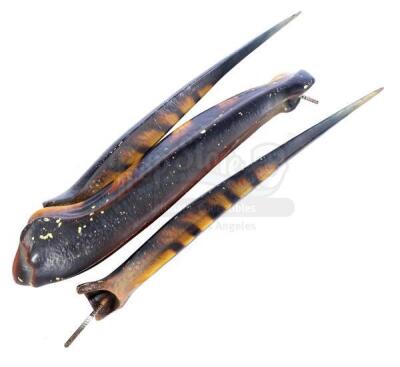 Lot #769 - STARSHIP TROOPERS (1997) - Phil Tippett Collection: Pair of Full-Size Warrior Bug Legs
