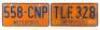 Lot #782 - SUPERMAN (VARIOUS PRODUCTIONS, 1978-1987) - Pair of Metropolis Car License Plates