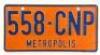 Lot #782 - SUPERMAN (VARIOUS PRODUCTIONS, 1978-1987) - Pair of Metropolis Car License Plates - 3