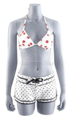 Lot #828 - TRUE BLOOD (T.V. SERIES, 2008) - Sookie Stackhouse's (Anna Paquin) Bikini Top and Swim Shorts