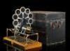 Lot #843 - PETTIBONE MANUFACTURING COMPANY (LATE 1800s) - Sciopticon Magic Lantern with Revolving Discs and Transport Chest - 5