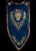 Lot #844 - WARCRAFT (2016) - Large Lion Head Alliance Banner
