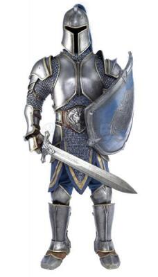 Lot #845 - WARCRAFT (2016) - Alliance Foot Soldier Armor with Sword and Shield