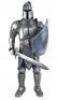 Lot #845 - WARCRAFT (2016) - Alliance Foot Soldier Armor with Sword and Shield