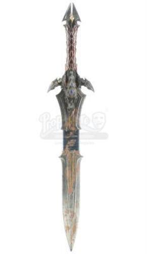 Lot #846 - WARCRAFT (2016) - Lothar's (Travis Fimmel) Hero Clay-Covered Sword