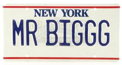 Lot #851 - WAYNE'S WORLD (1992) - Frankie "Mr. Big" Sharp's (Frank DiLeo) Limousine License Plate