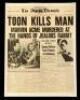 Lot #856 - WHO FRAMED ROGER RABBIT (1988) - Los Angeles Chronicle Newspaper Cover
