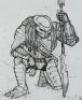 Lot #45 - AVP: ALIEN VS PREDATOR (2004) - Set of Three Hand-Illustrated Yautja Designs - 3