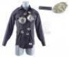 Lot #794 - TERMINATOR 2: JUDGMENT DAY (1991) - T-1000's (Robert Patrick) Animatronic Bullet-Hit Police Shirt