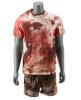 Lot #576 - SAW (2004) - Jigsaw's (Tobin Bell) Screen-Matched Bloodied "Hello Zep" Costume
