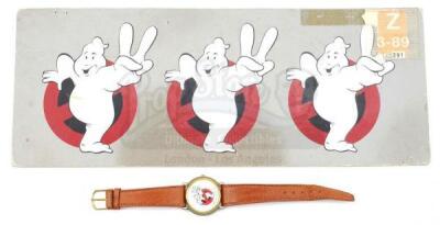 Lot #273 - GHOSTBUSTERS 2 (1989) - Production-Used Dash Card and Crew Watch