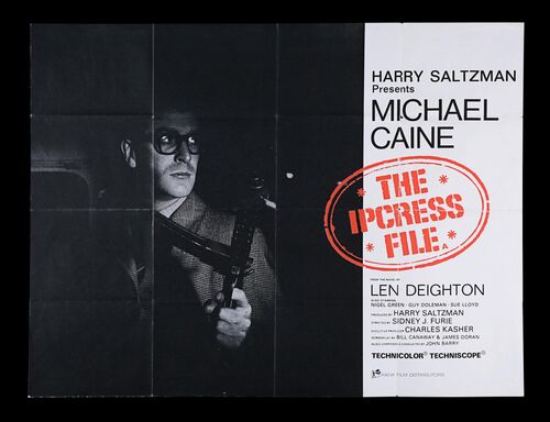 Lot #4 - IPCRESS FILE (1965) - UK Quad, 1965
