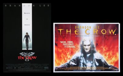 Lot #109 - THE CROW (1994) - US One-Sheet and UK Quad, 1994