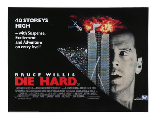 Lot #111 - DIE HARD (1988) - UK Quad, 1988