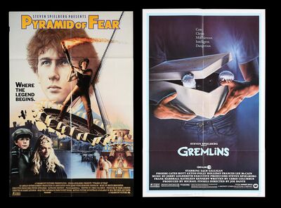 Lot #113 - GREMLINS (1984), PYRAMID OF FEAR (1985) - Two US One-Sheets, 1984, 1985