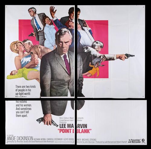Lot #124 - POINT BLANK (1967) - US Six-Sheet, 1967