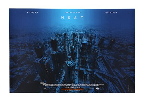 Lot #203 - HEAT (1995) - Jock Collection: 'Private Commission' Poster, 2018