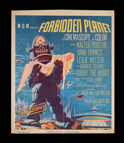Lot #221 - FORBIDDEN PLANET (1956) - US Window Card, 1956