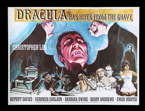 Lot #252 - DRACULA HAS RISEN FROM THE GRAVE (1968) - UK Quad, 1968