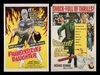 Lot #256 - FRANKENSTEIN'S DAUGHTER (1958), CREATURE WITH THE ATOM BRAIN (1955) - Two US One-Sheets