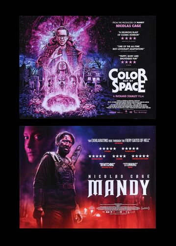 Lot #260 - MANDY (2018), COLOR OUT OF SPACE (2019) - Two UK Quads, 2018, 2019