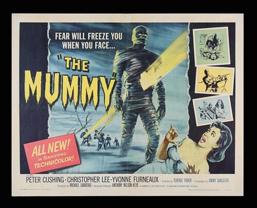 Lot #261 - THE MUMMY (1959) - US Half Sheet, 1959